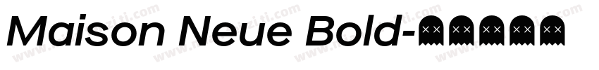 Maison Neue Bold字体转换